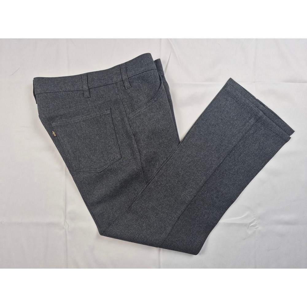 Levi's 32x30 Men's Vintage‎ 2001 Boot Cut Pants Gray Y2K Polyester Dress